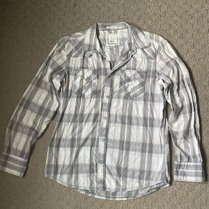 BKE Men’s Plaid Button Down